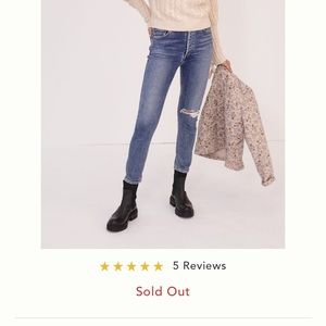 29 AGOLDE ultra high rise slim straight jean